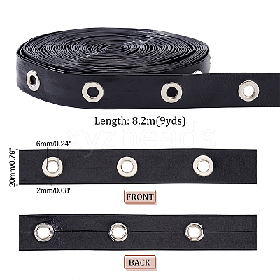 9 Yards Imitation Leather Cords LC-PH0001-06-1