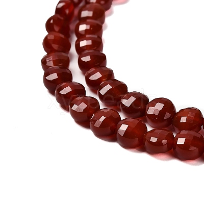 Natural Carnelian(Dyed & Heated) Beads Strands G-C179-A6mm-24-1