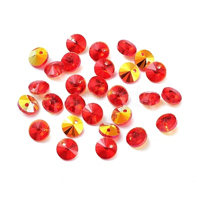Electroplate Transparent Glass Beads EGLA-Z002-AB06-1