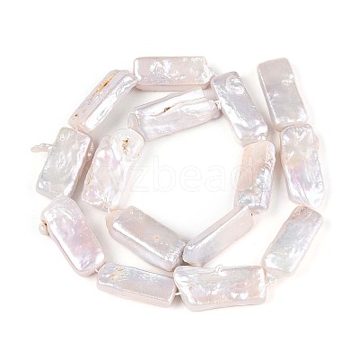 Natural Keshi Pearl Beads Strands PEAR-S020-D03-1