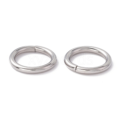Non-Tarnish 304 Stainless Steel Open Jump Rings X-STAS-C040-01F-P-1