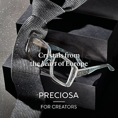 Preciosa® Crystal Hotfix Flatback Stones Y-PRC-HSS12-50630-1