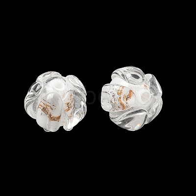 Handmade Gold Foil Lampwork Beads LA-CBABC67-01C-1