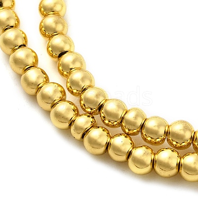 Electroplate Glass Beads Strands EGLA-F166-01A-1