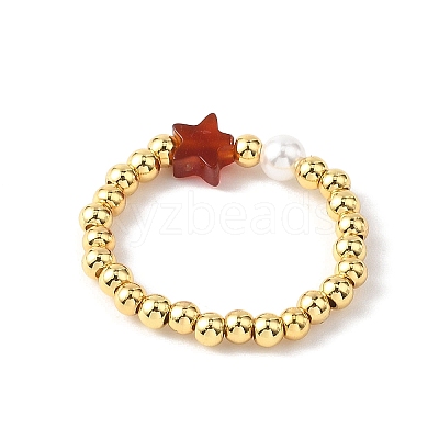 Gemstone Finger Rings RJEW-JR00959-1