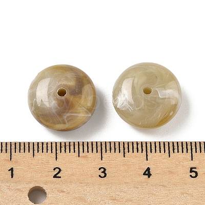 Acrylic Imitation Gemstone Beads MACR-K359-65D-1
