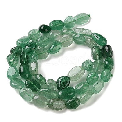 Natural Green Strawberry Quartz Beads Strands G-C268-A01-8x10mm-1
