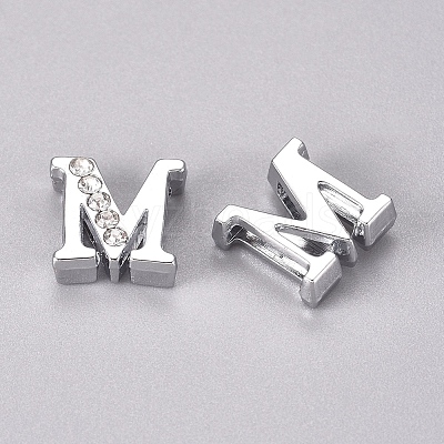 Alloy Slide Charms LS-PALLOY-WH0066-21M-1