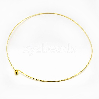 Brass Necklace Making BJEW-F132-01G-1