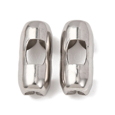 Tarnish Resistant Stainless Steel Ball Chain Connectors STAS-L018B-P-1