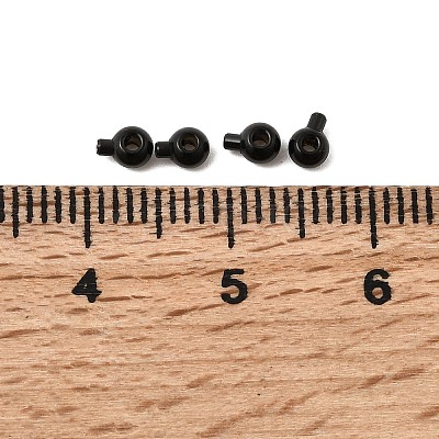 304 Stainless Steel Crimp Beads STAS-G361-02B-1