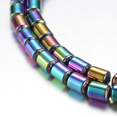 Electroplate Magnetic Synthetic Hematite Bead Strands G-A164-11E-01-1