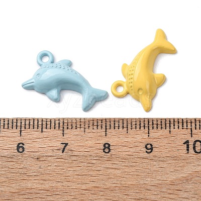 Spray Paint Alloy Pendants FIND-H060-01A-1