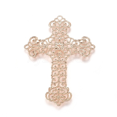 Brass Filigree Joiners Links LS-KK-G368-02KCG-1