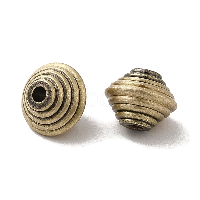 Tibetan Style Rack Plating Brass Beads KK-Q805-39AB-1