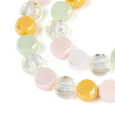 Electroplate Glass Beads Strands EGLA-N022-03A-A07-1