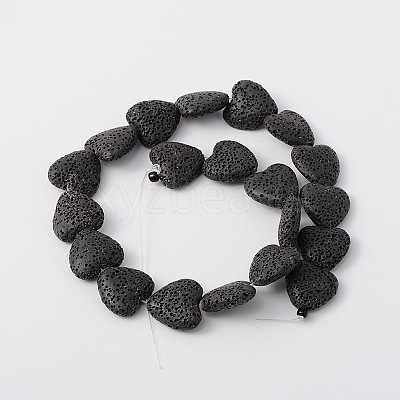 Dyed Natural Lava Rock Bead Strands G917-11-1