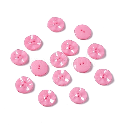 Acrylic Sewing Buttons BUTT-E073-C-08-1