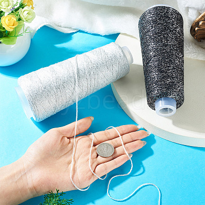 2 Rolls 2 Colors Cotton Cord OCOR-TA0003-47A-1