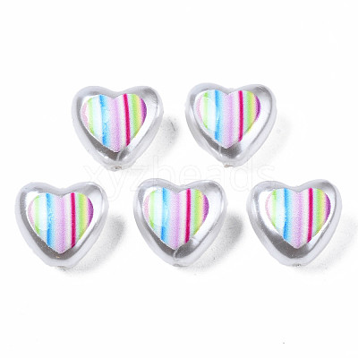 3D Printed ABS Plastic Imitation Pearl Beads KY-S163-438-1