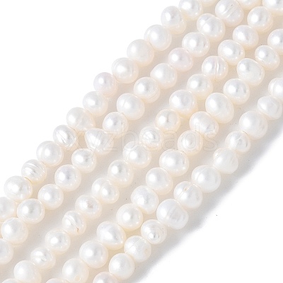 Natural Cultured Freshwater Pearl Beads Strands PEAR-I007-07N-02A-1