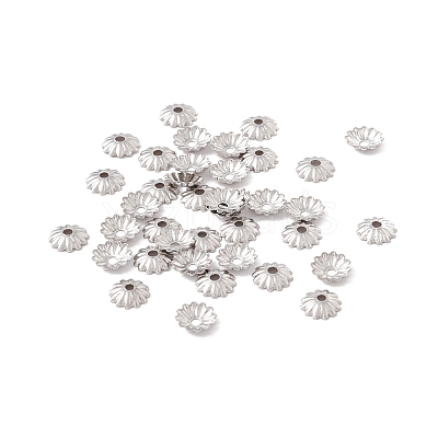 Non-Tarnish 304 Stainless Steel Bead Caps STAS-P307-03P-1