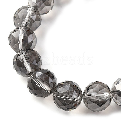 Transparent Electroplate Glass Beads Strands EGLA-N002-34E-F02-1