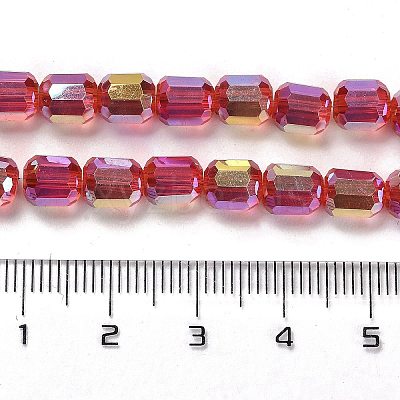 Electroplate Glass Beads Strands EGLA-D030-19A-1