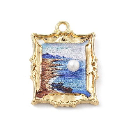 Alloy Enamel Pendants FIND-G089-02G-03-1