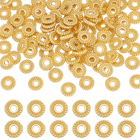 BENECREAT 100Pcs Rack Plating Alloy Spacer Beads KK-BC0013-64-1