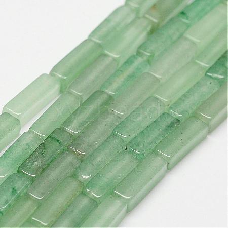 Natural Green Aventurine Beads Strands G-N0175-06-4x13mm-1