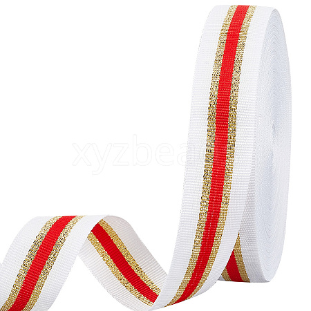   25 Yards Sparkle Polyester Glitter Ribbon OCOR-PH0002-37E-1