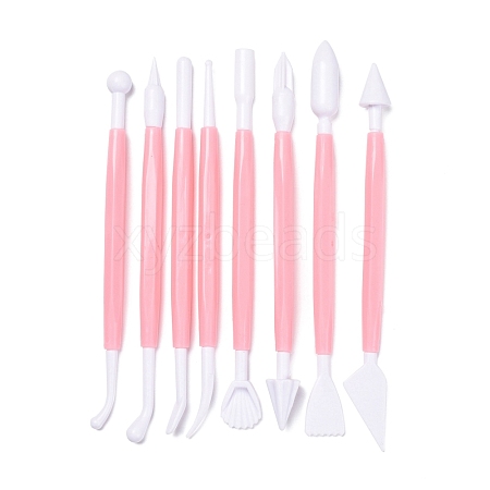 8Pcs Plastic Double Heads Modeling Clay Sculpting Tools Set TOOL-A011-02A-1