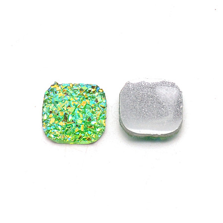 Resin Cabochons RESI-WH0026-02B-1