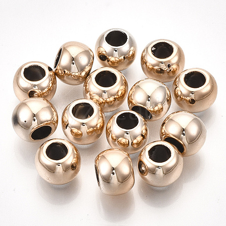 UV Plating ABS Plastic European Beads LS-X-CCB-S162-28G-03-1