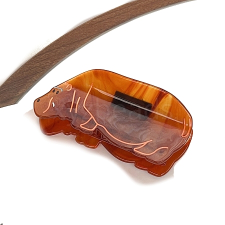 Cellulose Acetate(Resin) Claw Hair Clips PW-WG04E58-03-1