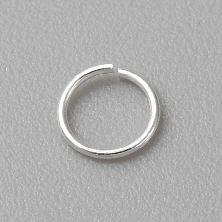 925 Sterling Silver Open Jump Rings STER-WH0008-30-1