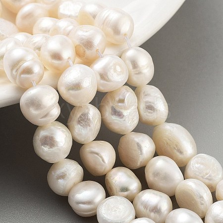 Natural Cultured Freshwater Pearl Beads Strands PEAR-P062-30A-1