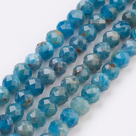 Natural Apatite Beads Strands G-F568-135-4mm-1