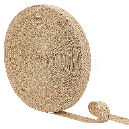 Cotton Herringbone Ribbon OCOR-WH0097-50B-1