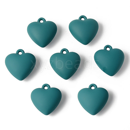 Rubberized Style Acrylic Pendants OACR-N011-013A-1