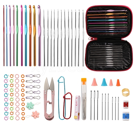 Aluminum Crochet Hooks Kit PW-WG932DC-03-1