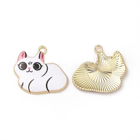 Alloy Enamel Pendants ENAM-M046-11G-G-1