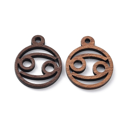 Walnut Wood Laser Cut Pendants WOOD-Q051-07F-1