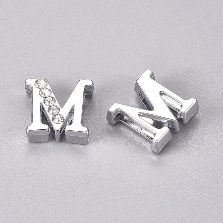 Alloy Slide Charms LS-PALLOY-WH0066-21M-1
