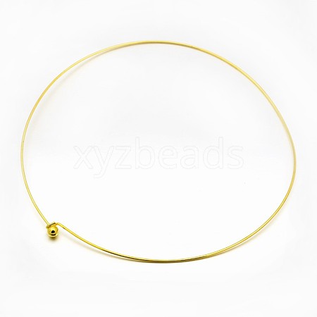 Brass Necklace Making BJEW-F132-01G-1