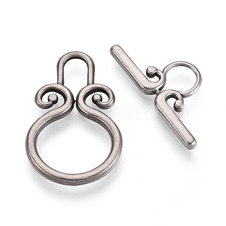 304 Stainless Steel Toggle Clasps PW-WG419A3-02-1