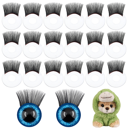   20Pcs Doll Eyelashes Strips DIY-PH0010-26-1