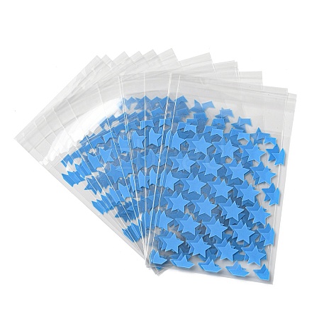 Rectangle PE Plastic Cellophane Bags PW-WG23395-03-1