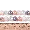 Electroplate Glass Beads Strands X-EGLA-N019-10mm-01-4